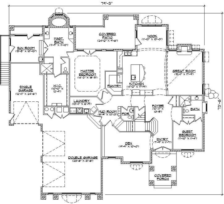 Main Floor Plan: 53-284