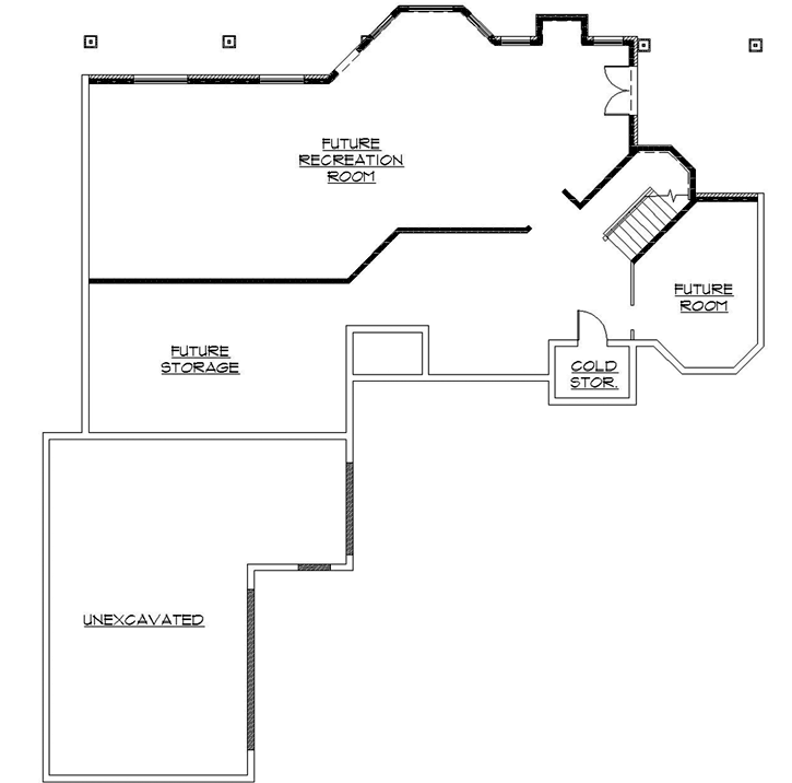 Lower Floor Plan: 53-286