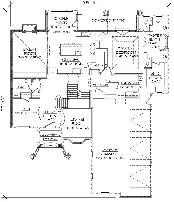 Main Floor Plan: 53-288