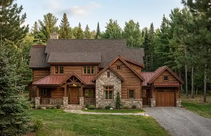 Country house plans 53-289 - front exterior, 3,660 sq ft, 3 bed, 3 bath house plans | Monster House Plans