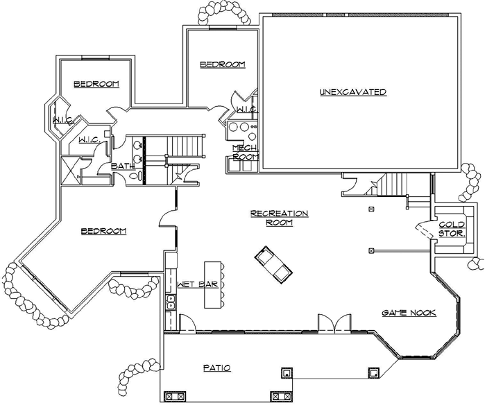 Lower Floor Plan: 53-291