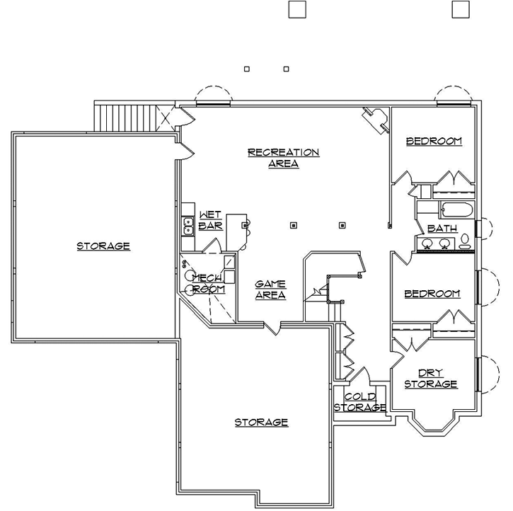 Lower Floor Plan: 53-292