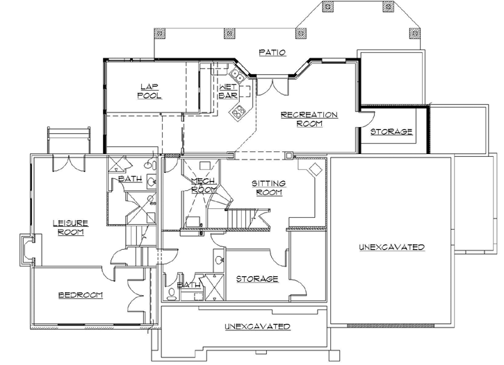 Lower Floor Plan: 53-294