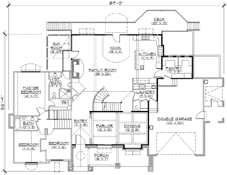 Main Floor Plan: 53-294