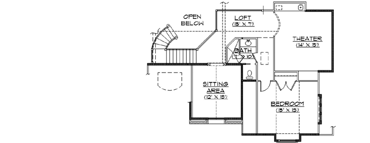 Upper/Second Floor Plan: 53-294