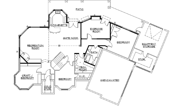 Lower Floor Plan: 53-299