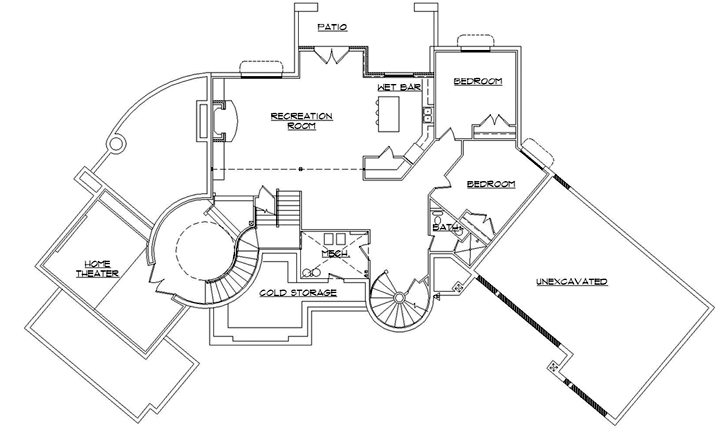 Lower Floor Plan: 53-303