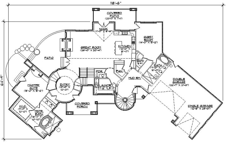Main Floor Plan: 53-303