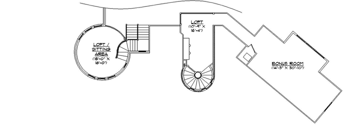 Upper/Second Floor Plan: 53-303