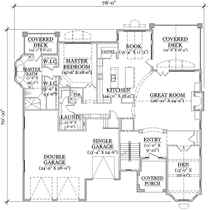 Main Floor Plan: 53-304