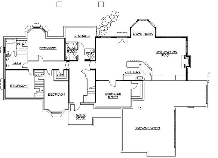 Lower Floor Plan: 53-305