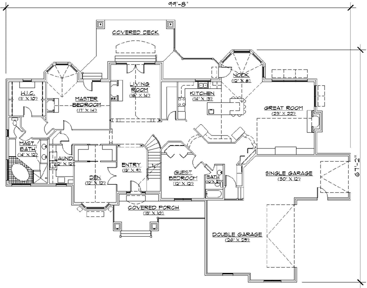 Main Floor Plan: 53-305
