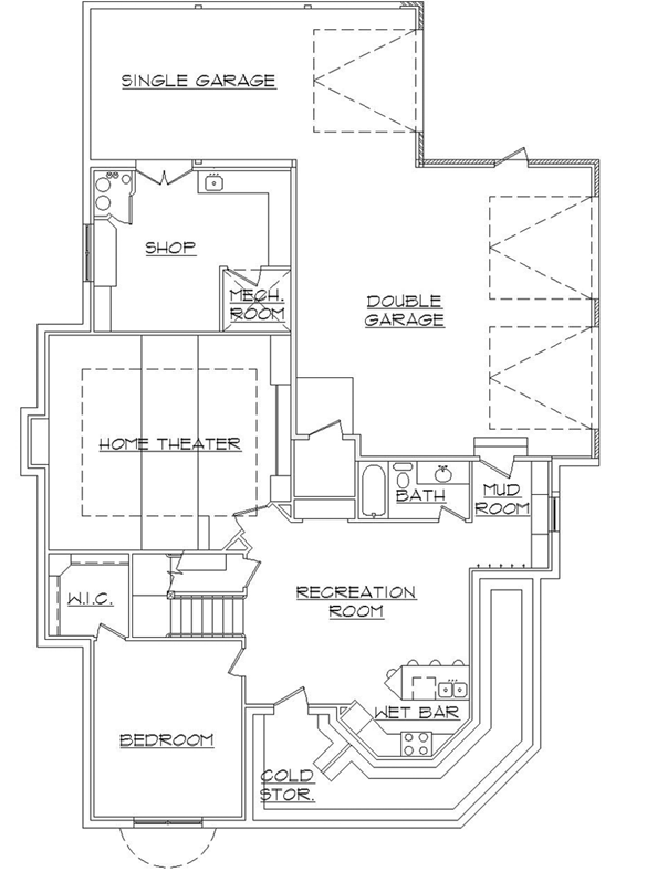 Lower Floor Plan: 53-306