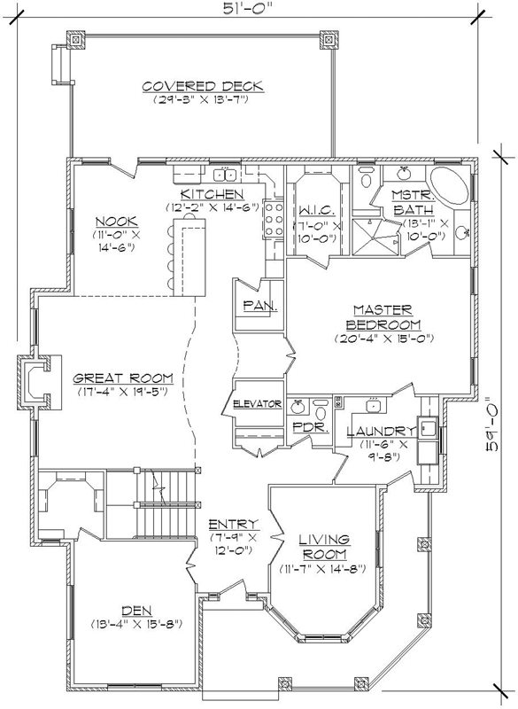 Main Floor Plan: 53-306