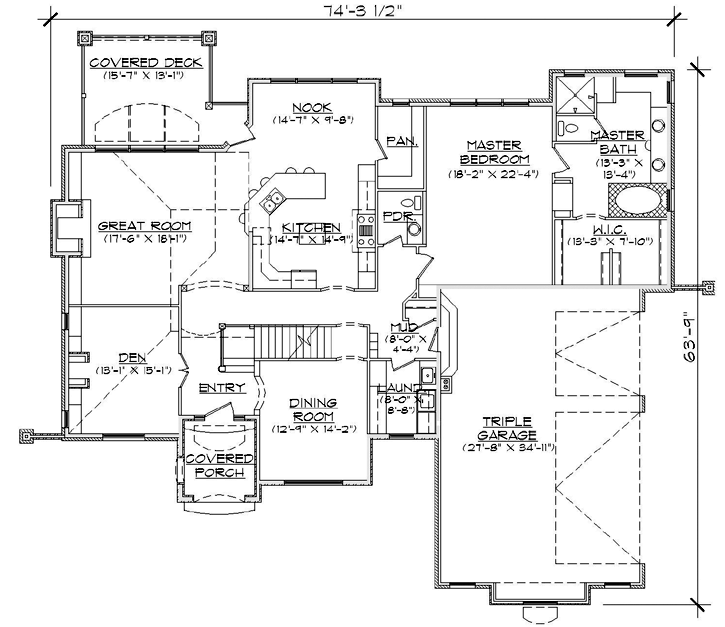 Main Floor Plan: 53-307