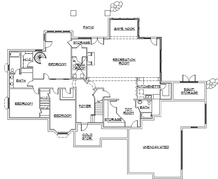 Lower Floor Plan: 53-310