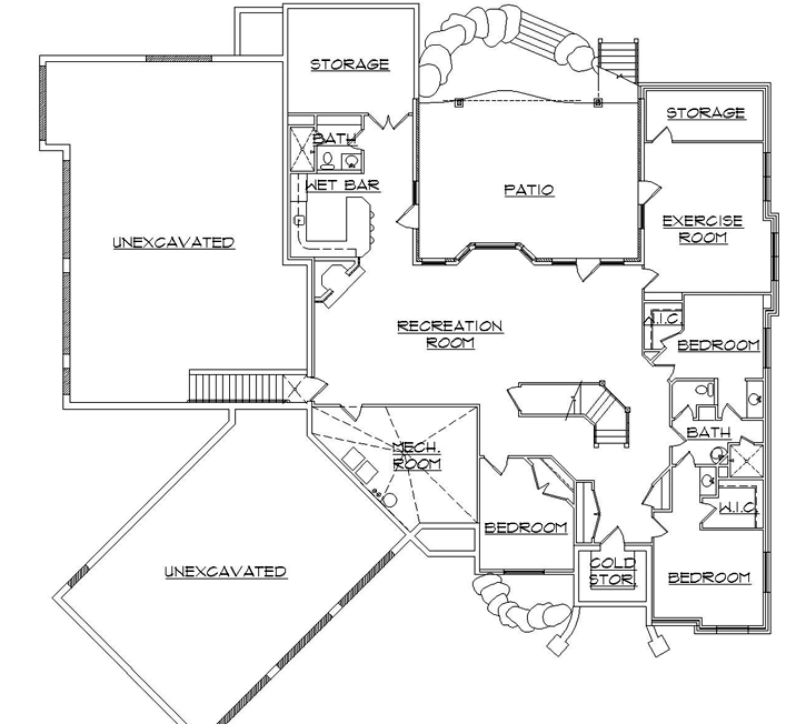 Lower Floor Plan: 53-313