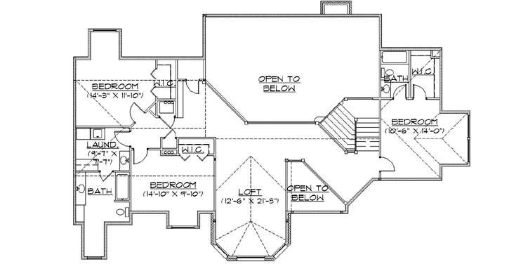 Upper/Second Floor Plan: 53-314
