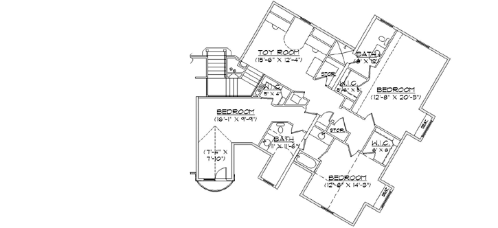 Upper/Second Floor Plan:53-316