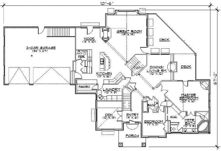 Main Floor Plan: 53-319