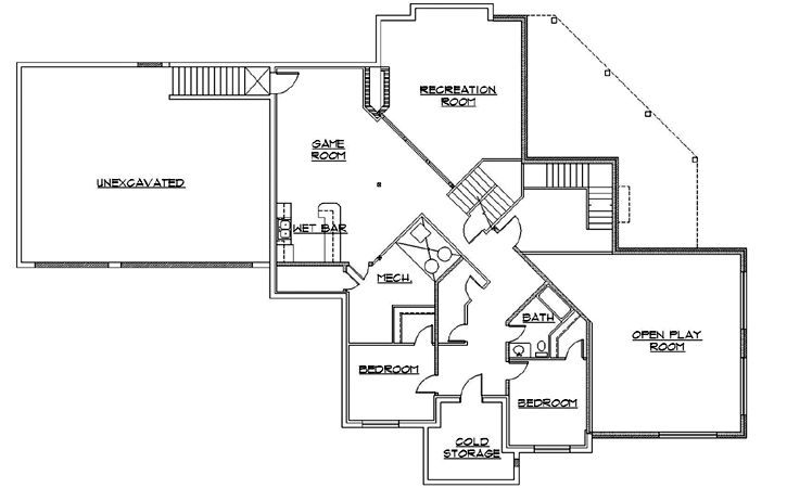Lower Floor Plan: 53-320