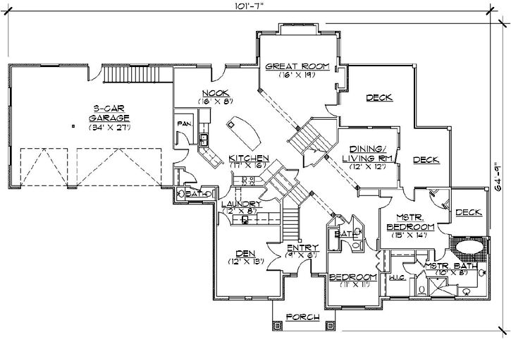 Main Floor Plan: 53-320