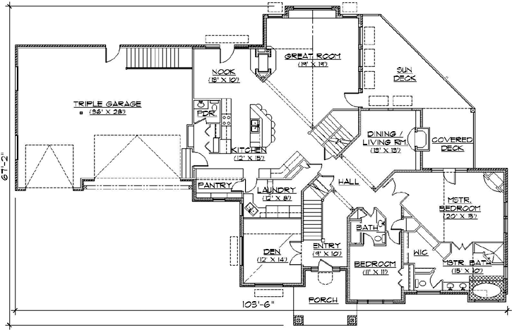 Main Floor Plan: 53-323