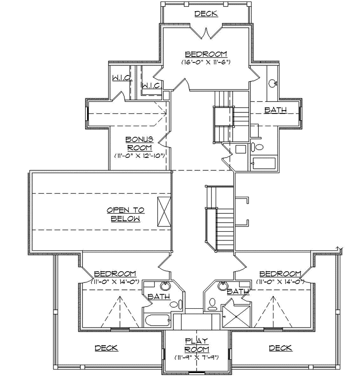 Upper/Second Floor Plan: 53-328
