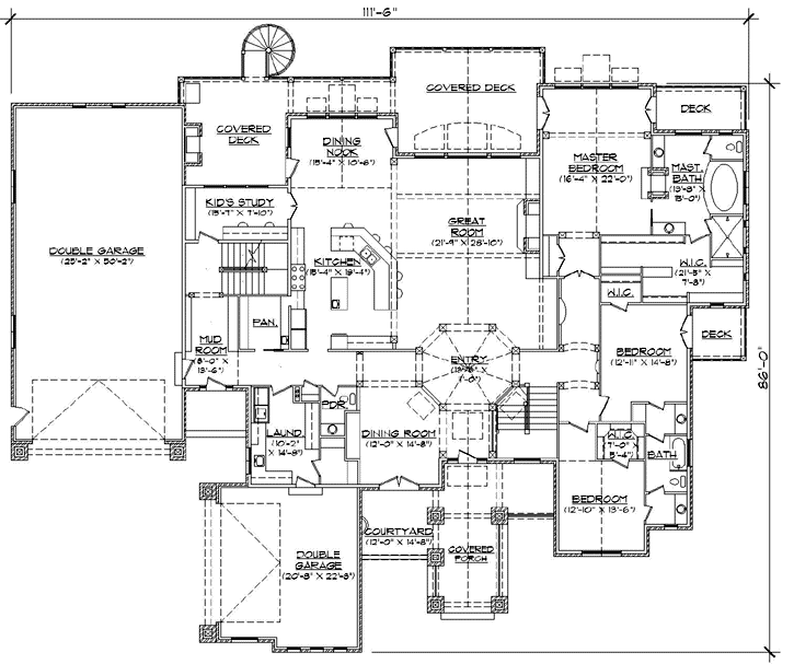 Main Floor Plan: 53-330