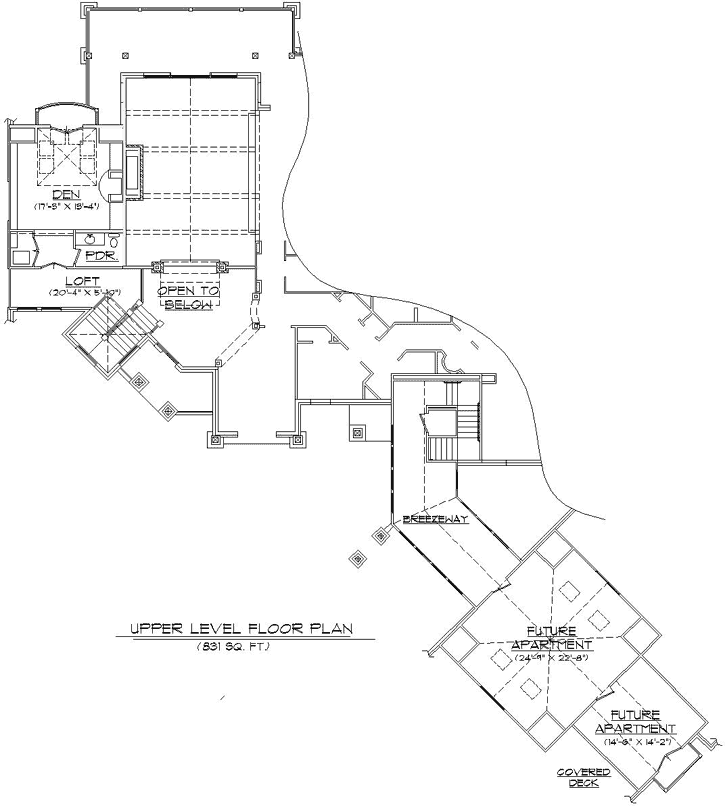 Upper/Second Floor Plan: 53-336