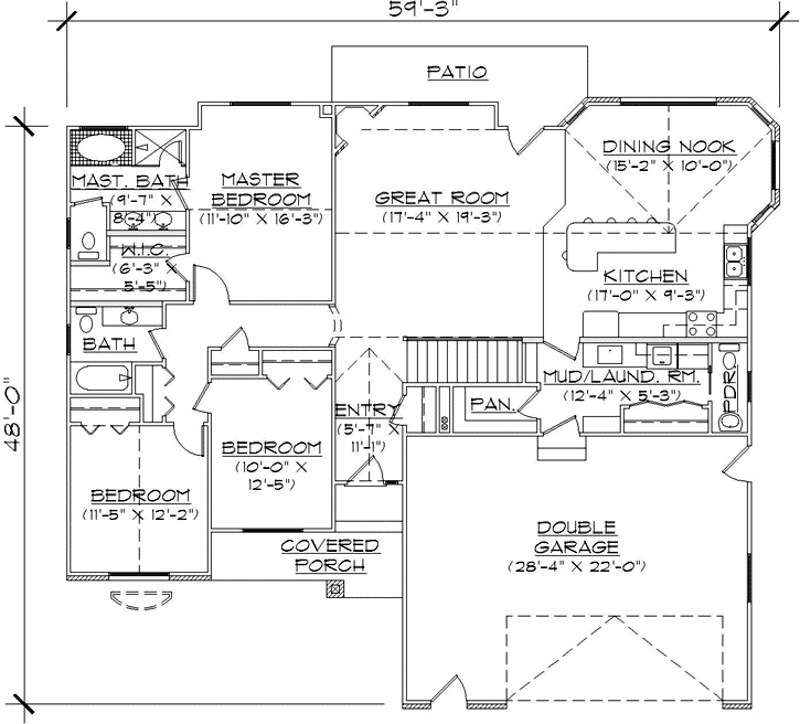 Main Floor Plan: 53-347