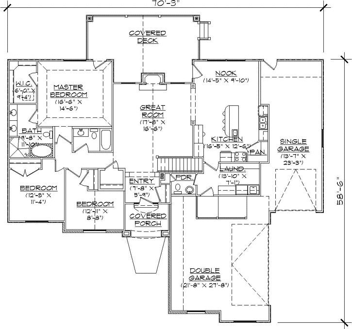 Main Floor Plan: 53-350