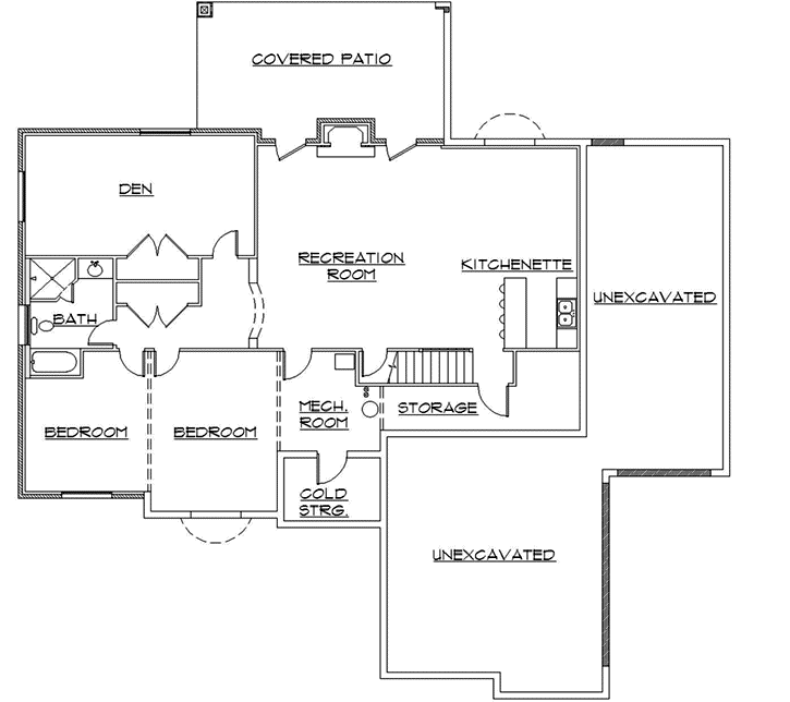 Lower Floor Plan: 53-351