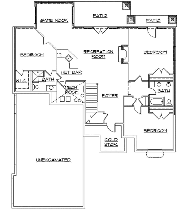 Lower Floor Plan: 53-353