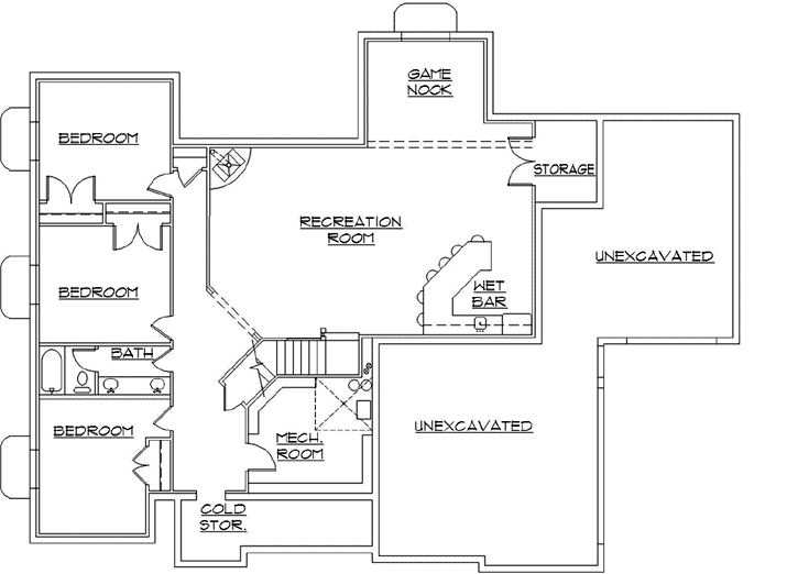 Lower Floor Plan: 53-354