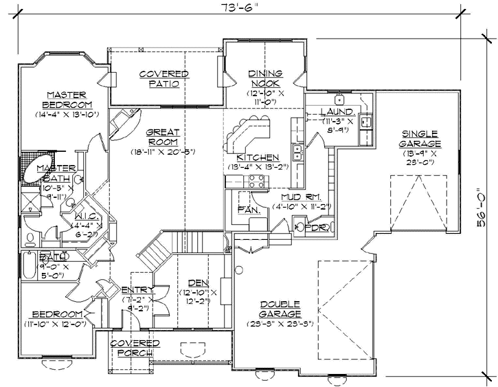 Main Floor Plan: 53-354