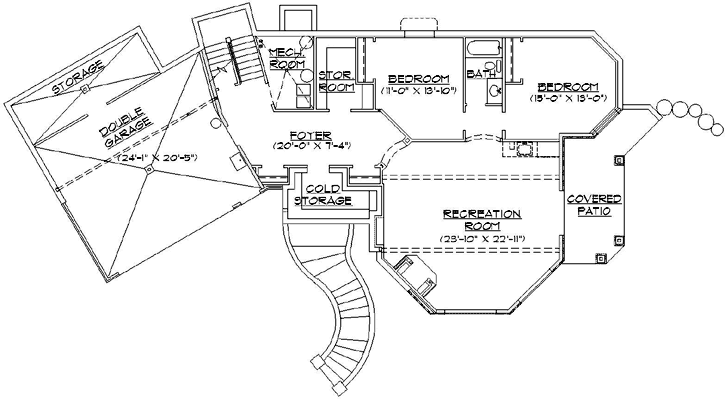 Lower Floor Plan: 53-357