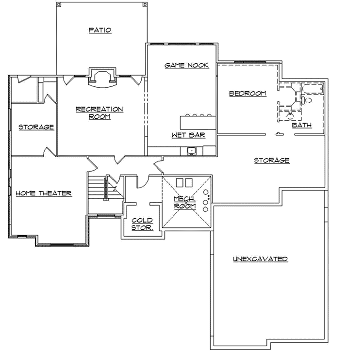 Lower Floor Plan: 53-360