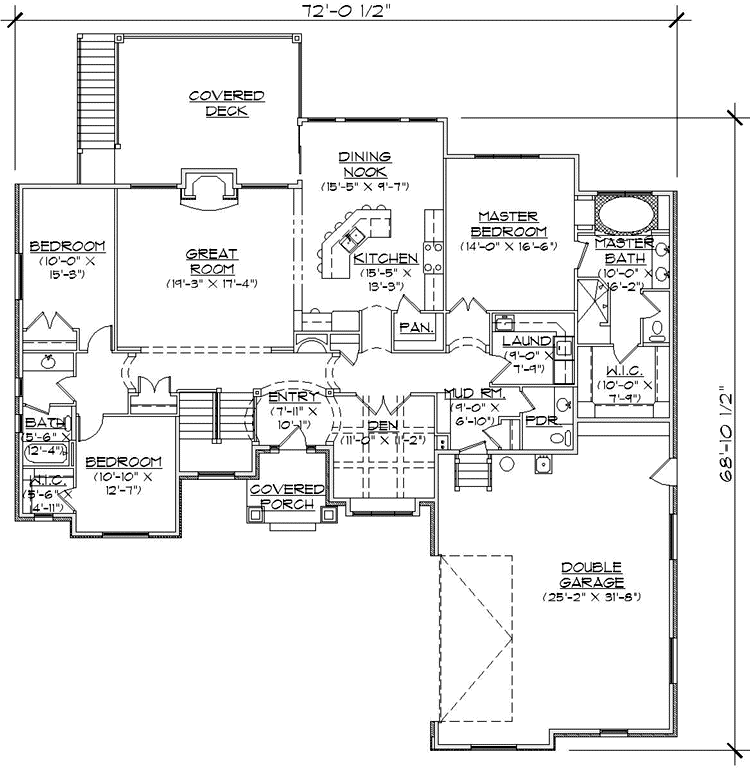 Main Floor Plan: 53-360