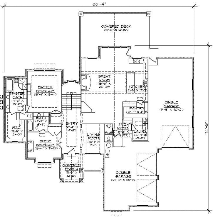 Main Floor Plan: 53-364
