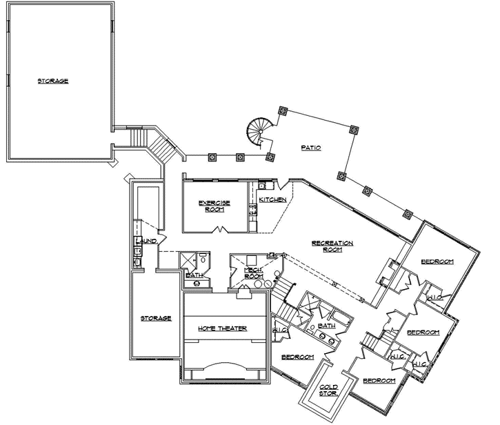 Lower Floor Plan: 53-368