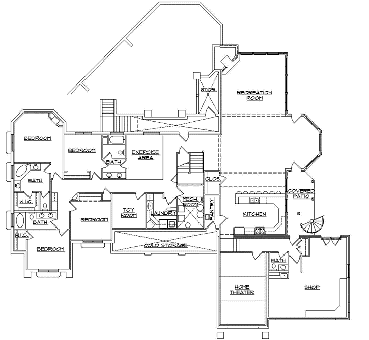 Lower Floor Plan: 53-369