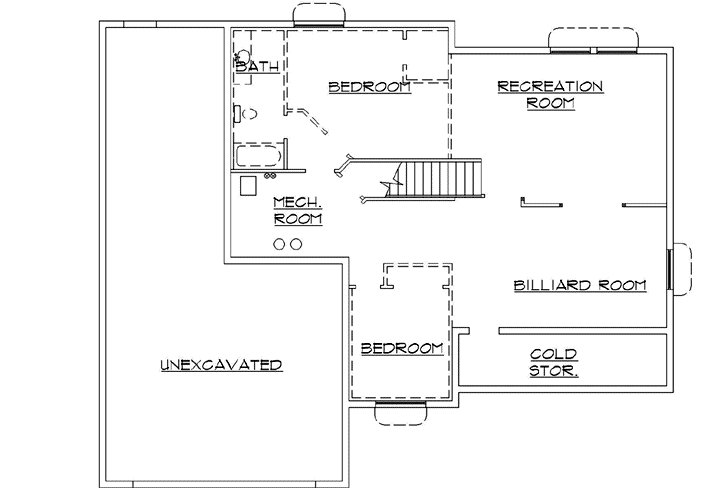 Lower Floor Plan: 53-373