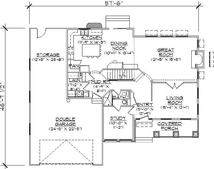 Main Floor Plan: 53-373