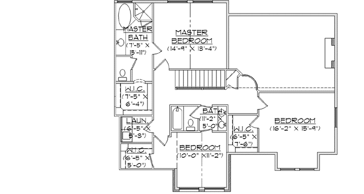 Upper/Second Floor Plan: 53-373