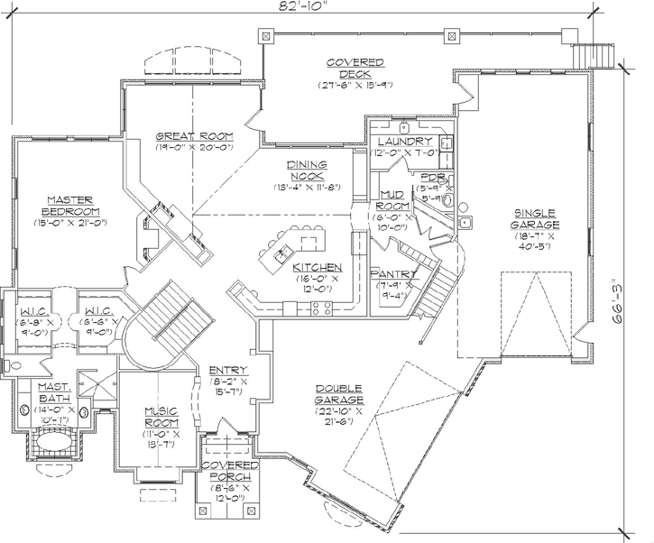 Main Floor Plan: 53-377