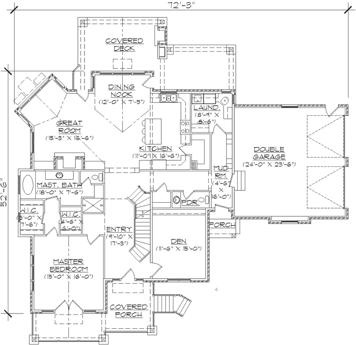 Main Floor Plan: 53-378