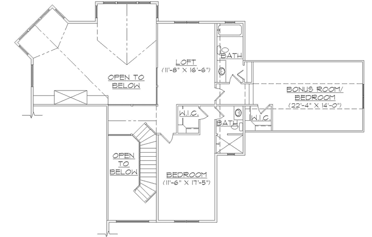 Upper/Second Floor Plan: 53-378