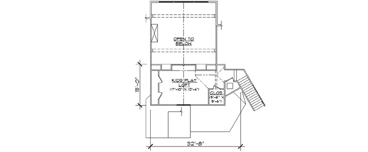 Upper/Second Floor Plan: 53-382