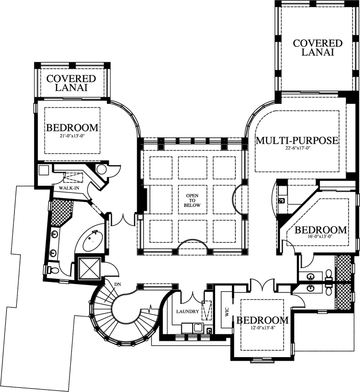 Upper/Second Floor Plan 54-101